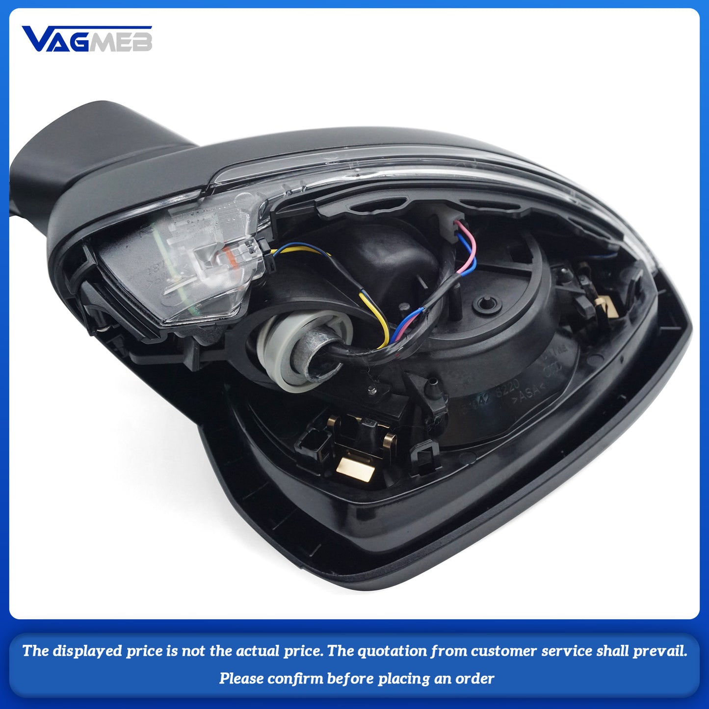 For 2015 Audi A3 8V folding rearview mirror
