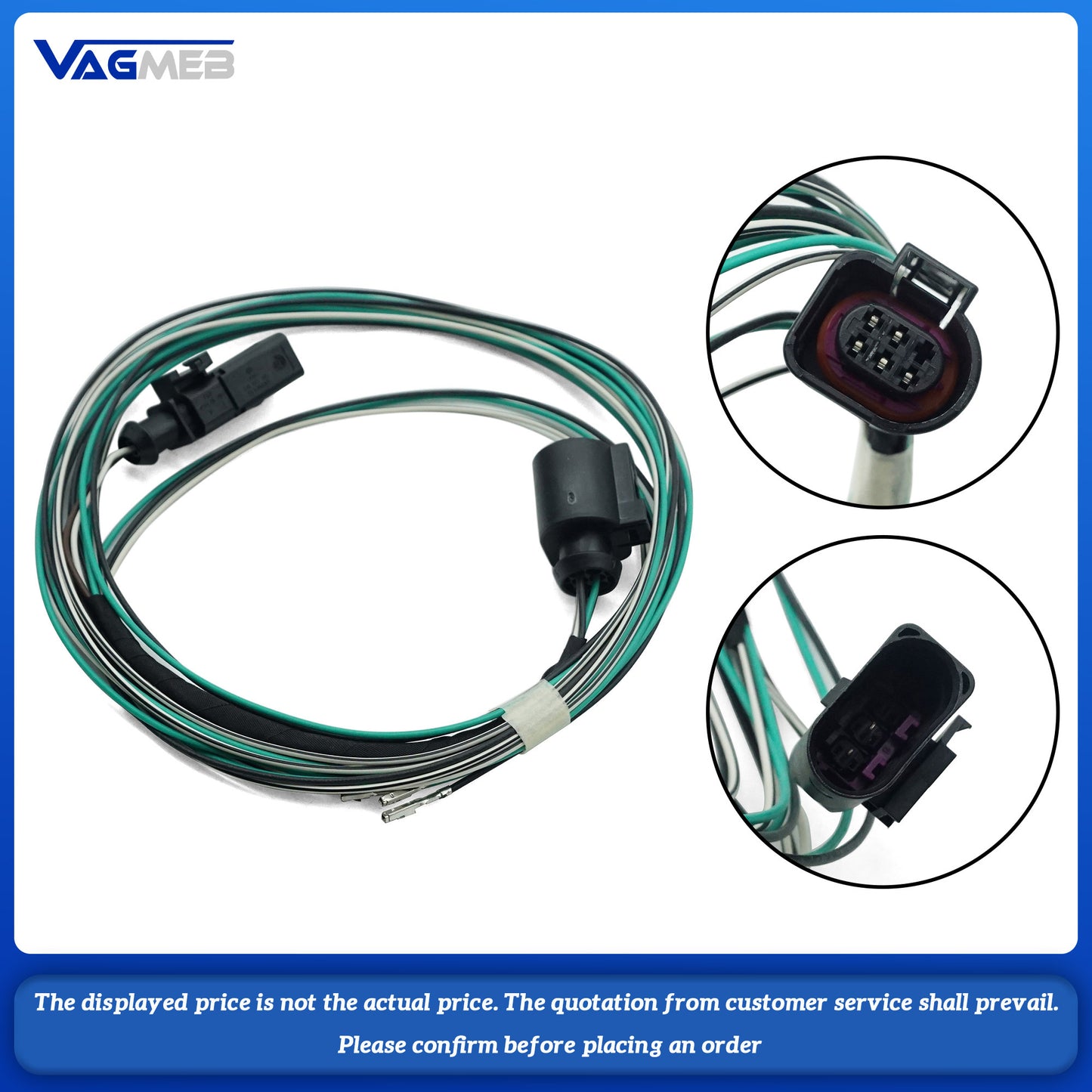 Adapter cable harness For upgrading and installing LED taillights For Audi A4 B9