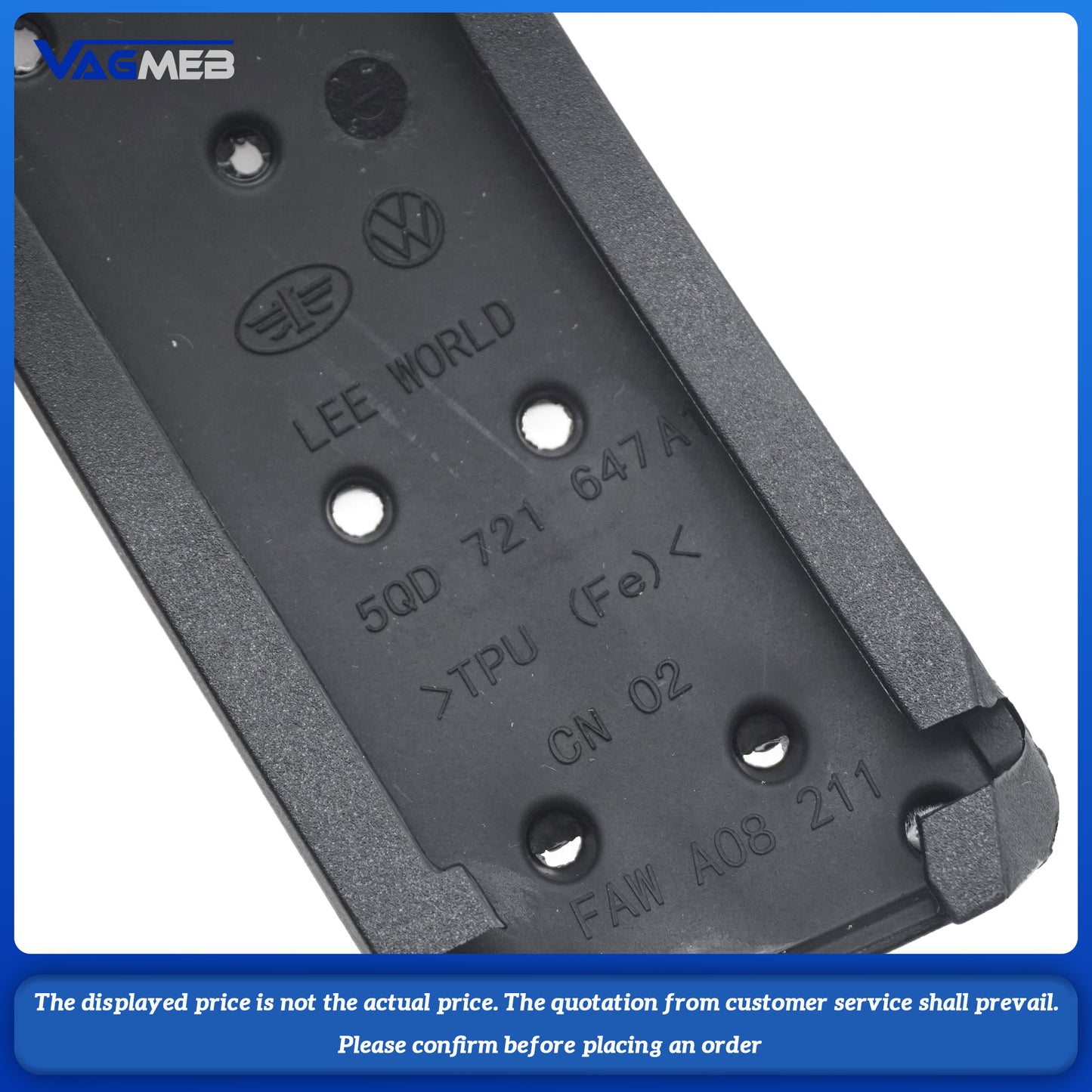 Stainless Steel Pedal Cover For VW Golf MK7 MK8 GTi MK7 Polo Passat B8 Audi A3 Q2L Q3