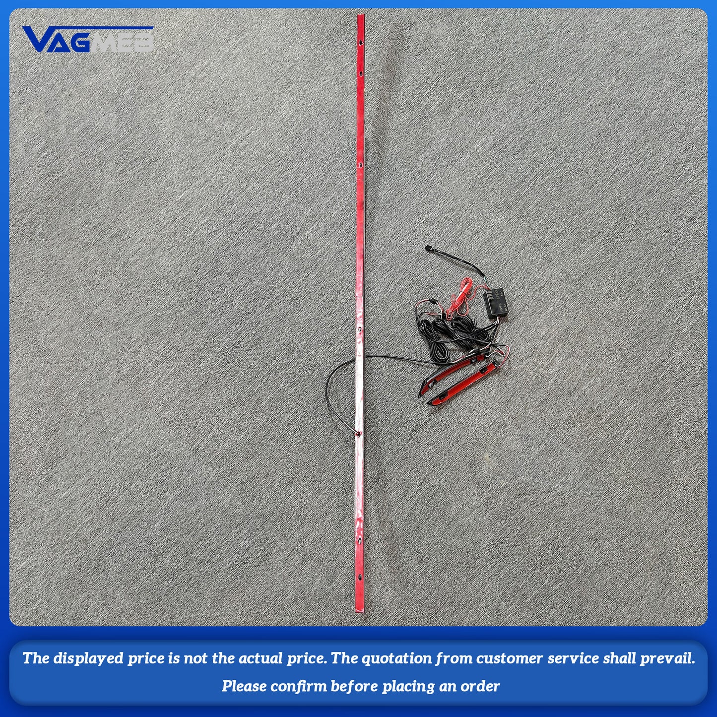 Led Car Through Tail Light Middle Lamp Car Decorate Cross Lamp Through Truck Light