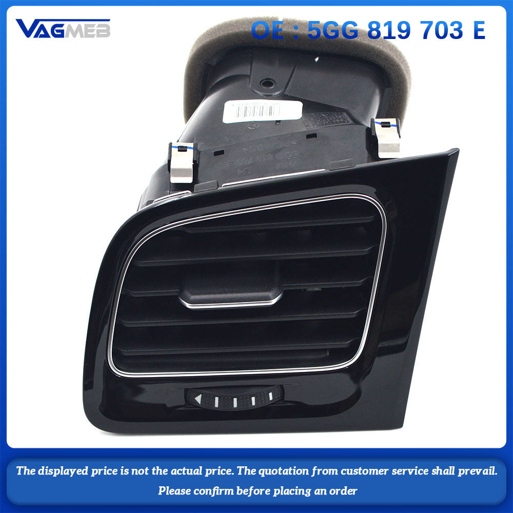 For VW GOLF MK7 Left Air Outlet Assembly Paint Black 5GG 819 703 E