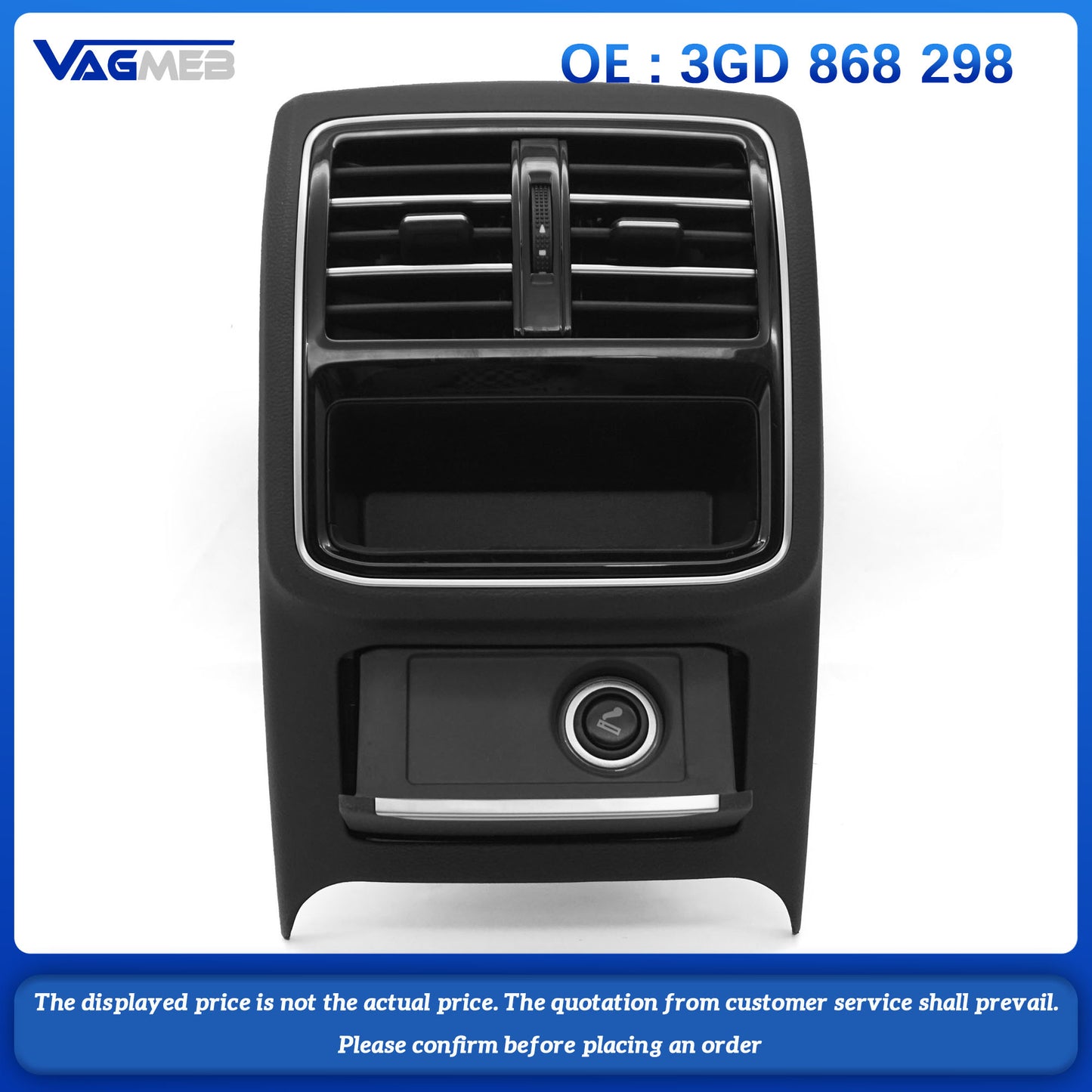For VW Passat B8 rear air outlets 3GD 868 298