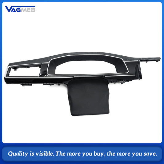 For VW Tiguan MK2 LCD instrument decorative frame Panel Plates Decorative Frame Carbon fiber multi-color ambient light 5NG 858 417