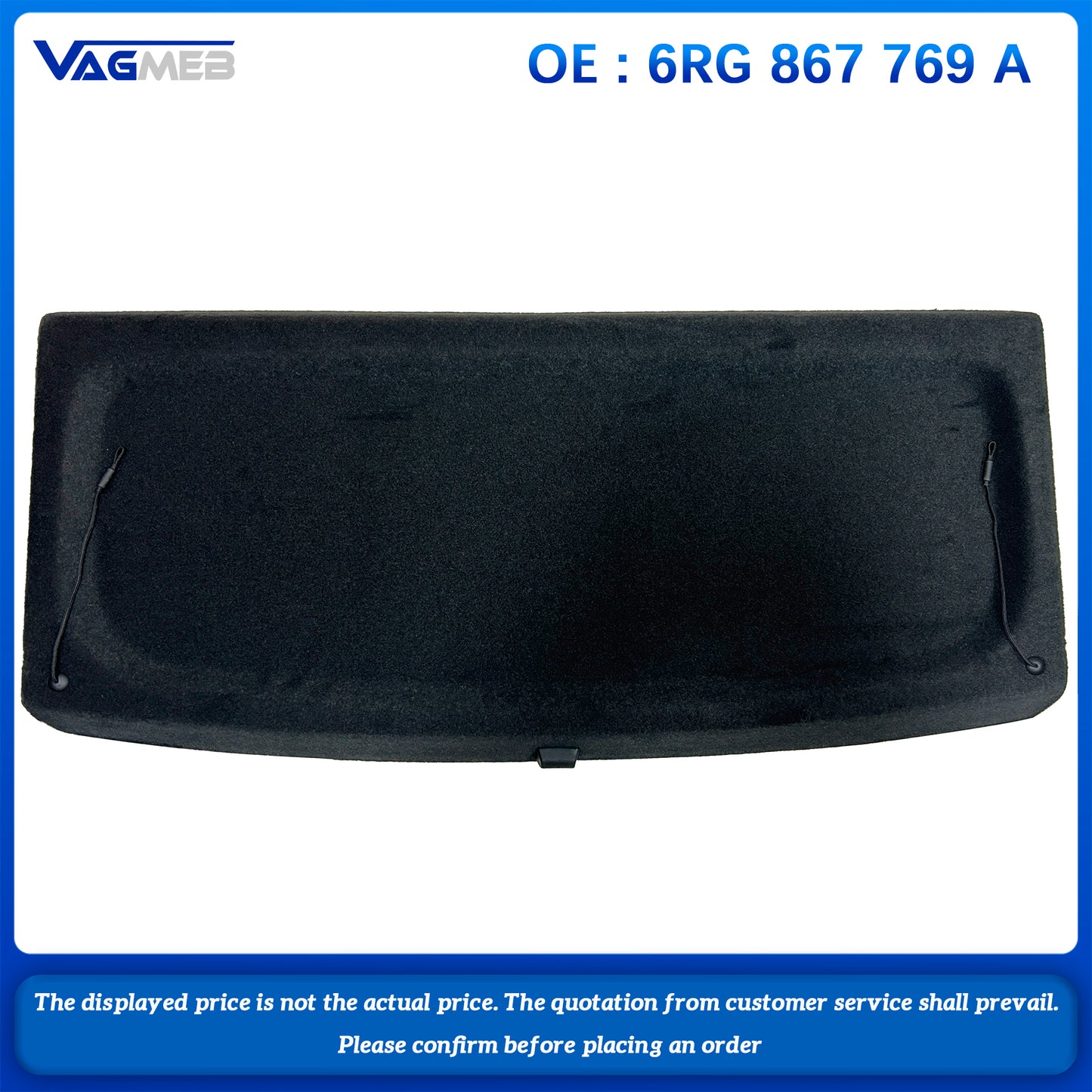 Parcel Shelf Rear Trunk Shield for VW POLO Car Interior Decorative Parts Parcel Shelf 6RG 867 769 A