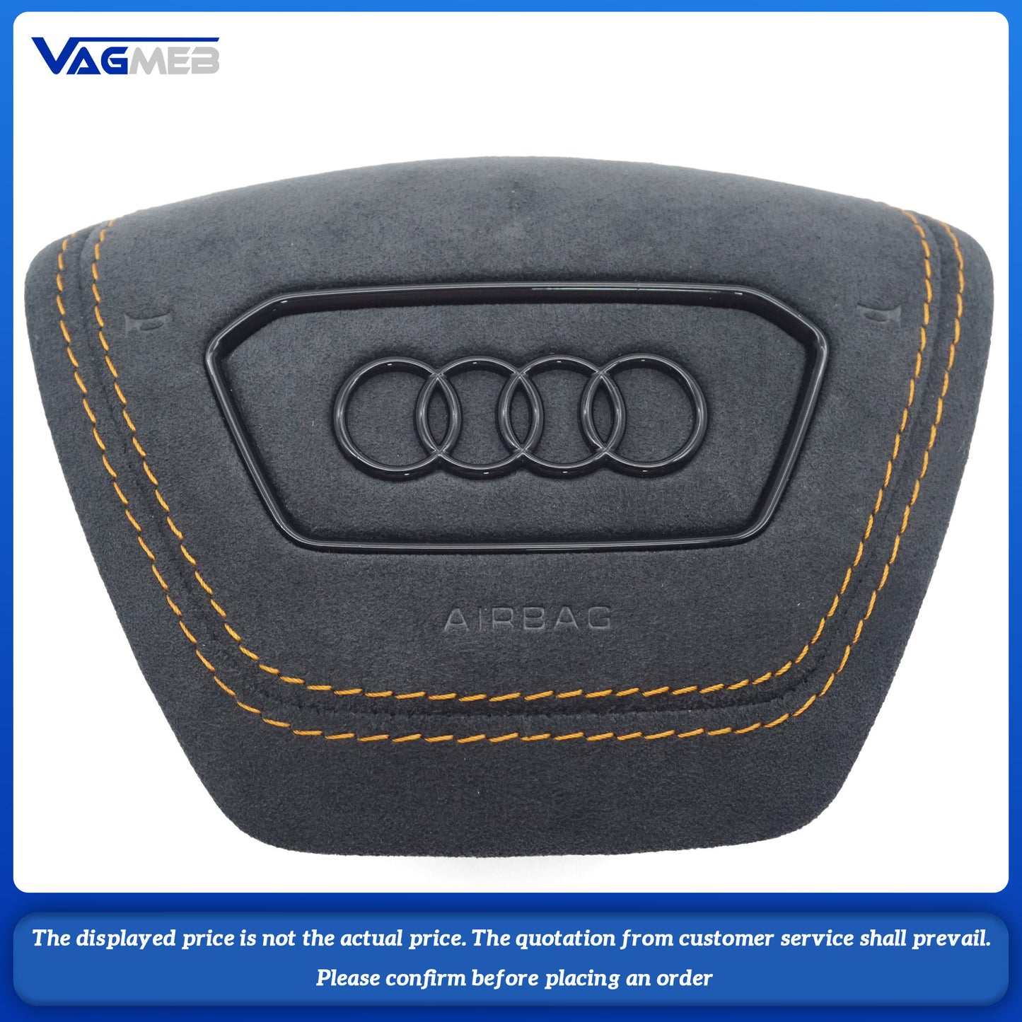 Steering wheel airbag cover multifunction steering wheel For Audi A6C8