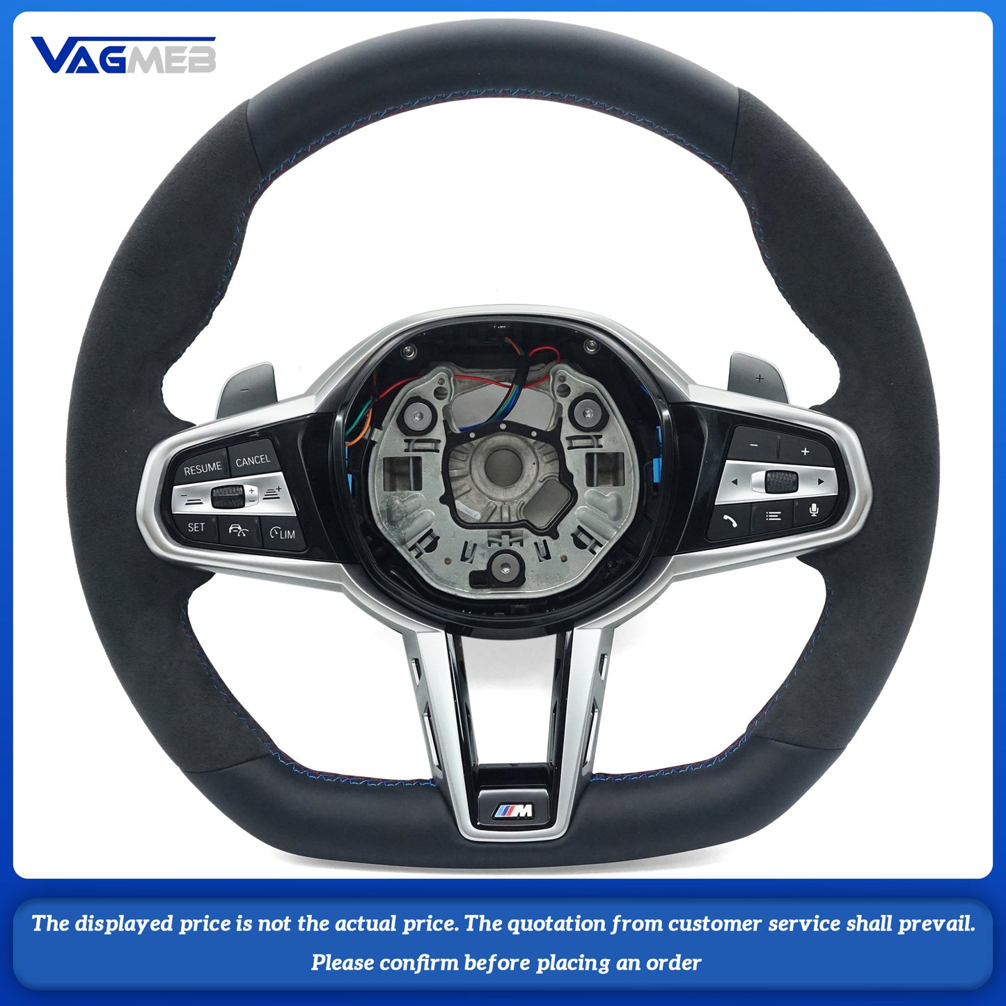 Automotive carbon fiber steering wheel For BMW 3 4 Series G20 G21 G80 G81 G22 G23 G26 Car modification interior accessories