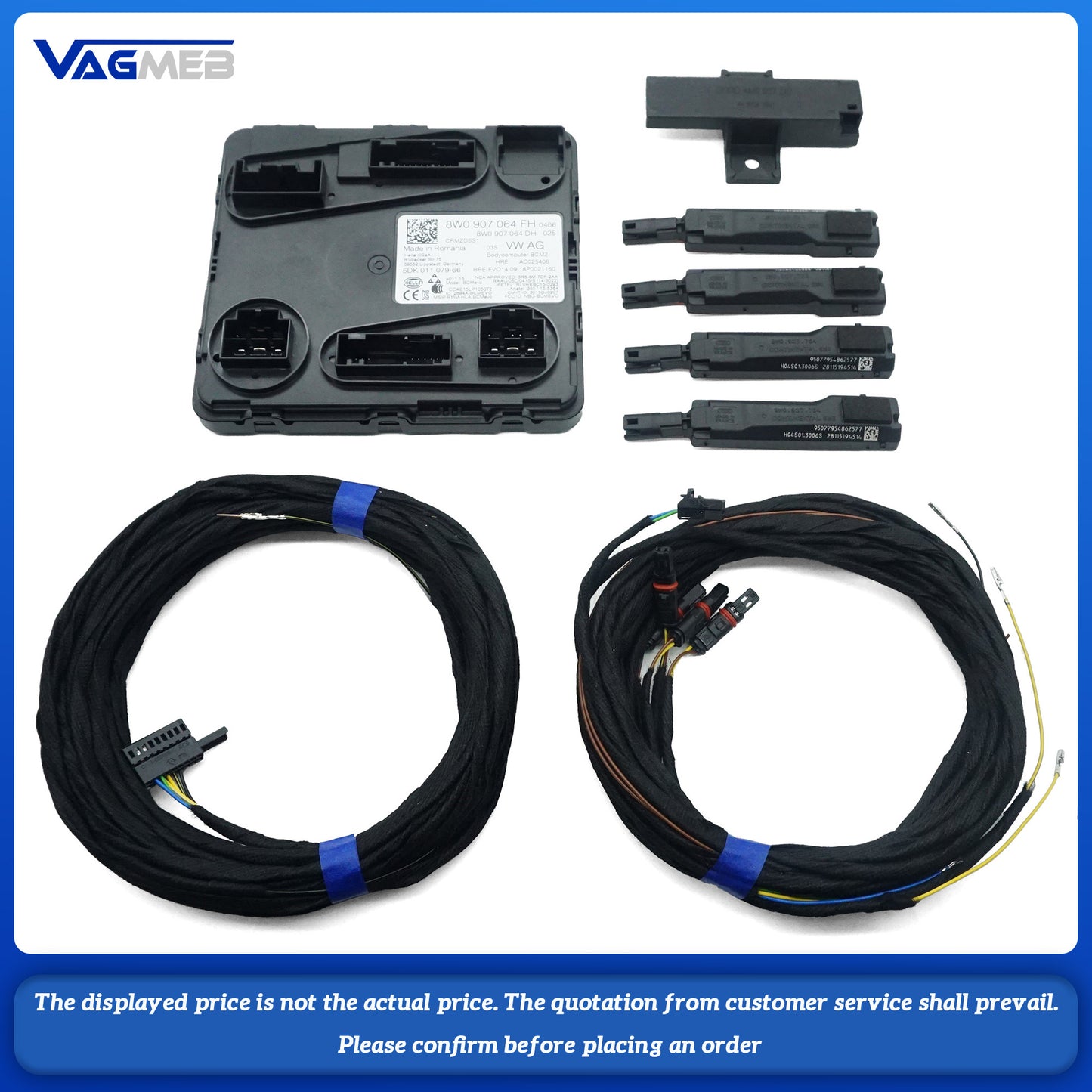 For 2016 Audi A4B9 four doors keyless kessy entry with BCM