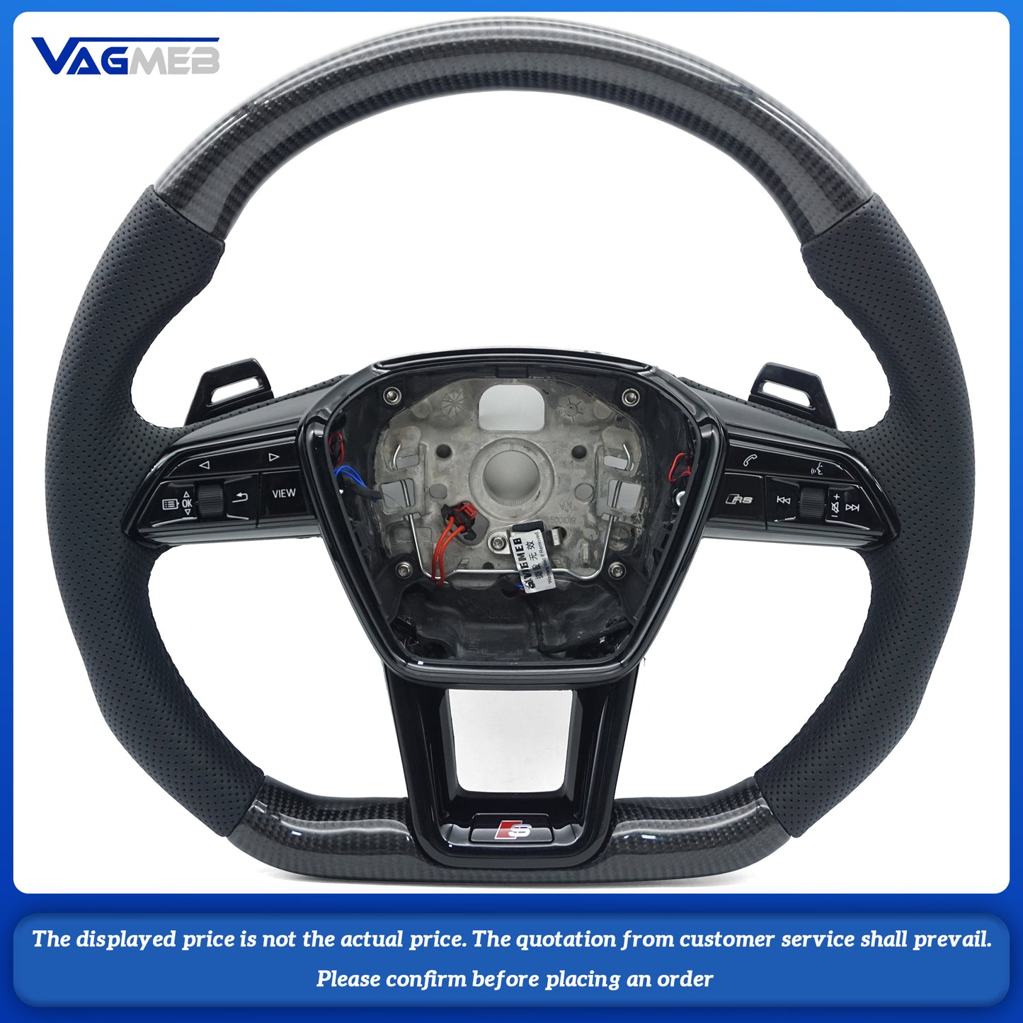 For Audi S Logo A6C8 Steering Wheel With heating