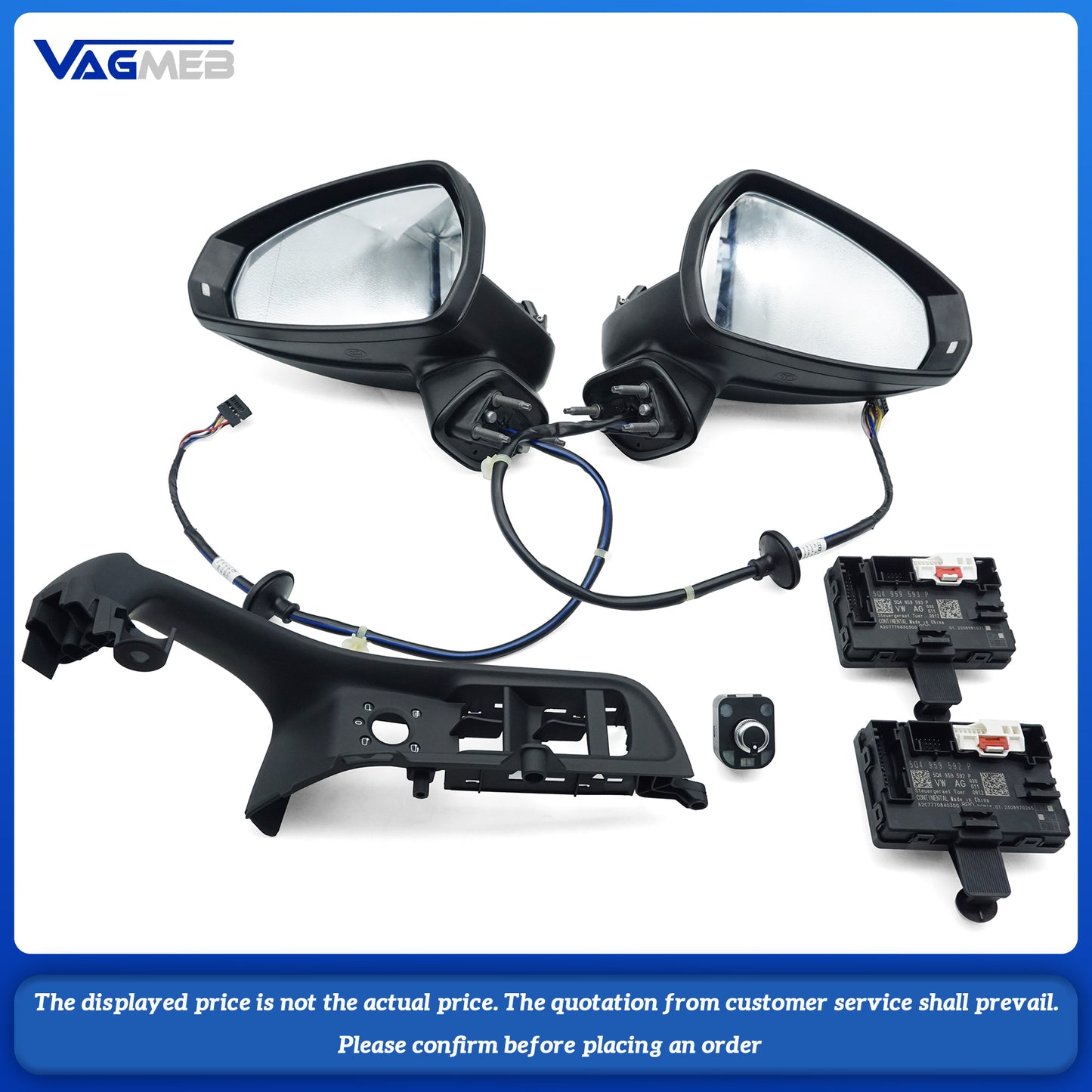 For 2015 Audi A3 8V folding rearview mirror