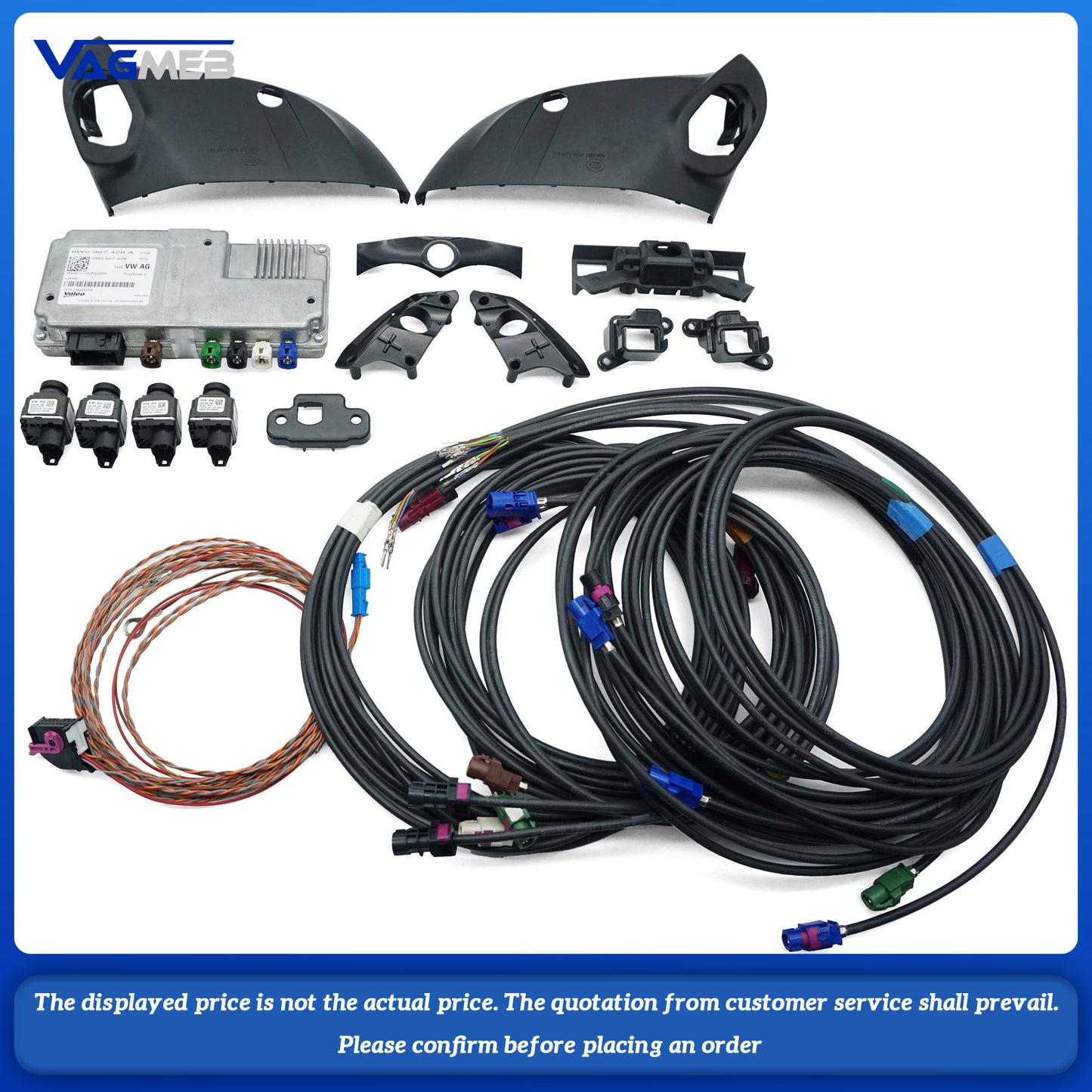 For Audi 2019 A4B9 360 Panoramic Reverse Camera Upgrade Kit