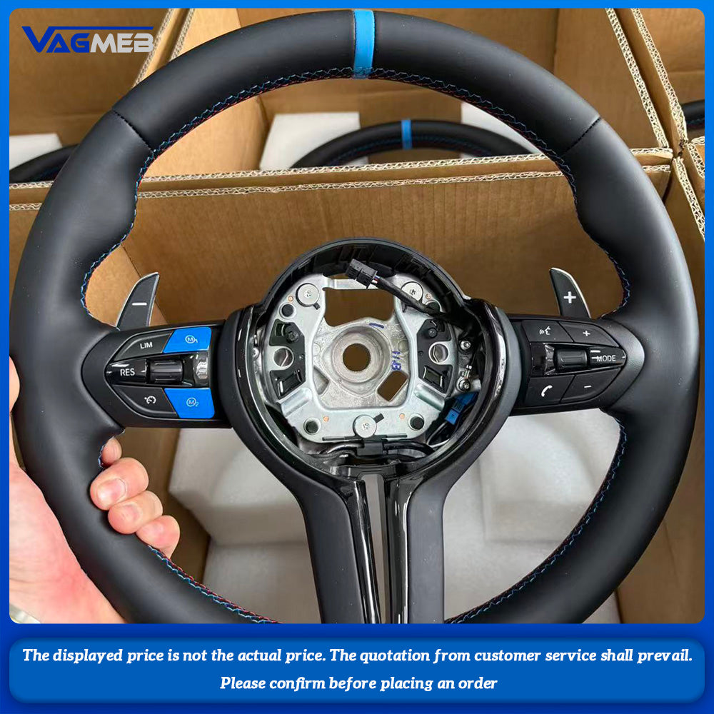 With Blue M1 M2 Button M Sport Steering Wheel for BMW F07 F10 F11 F12 F20 F21 F22 F25 F26 F30 F31 F32 F33 F34 F36 M3 F80 M4 F82