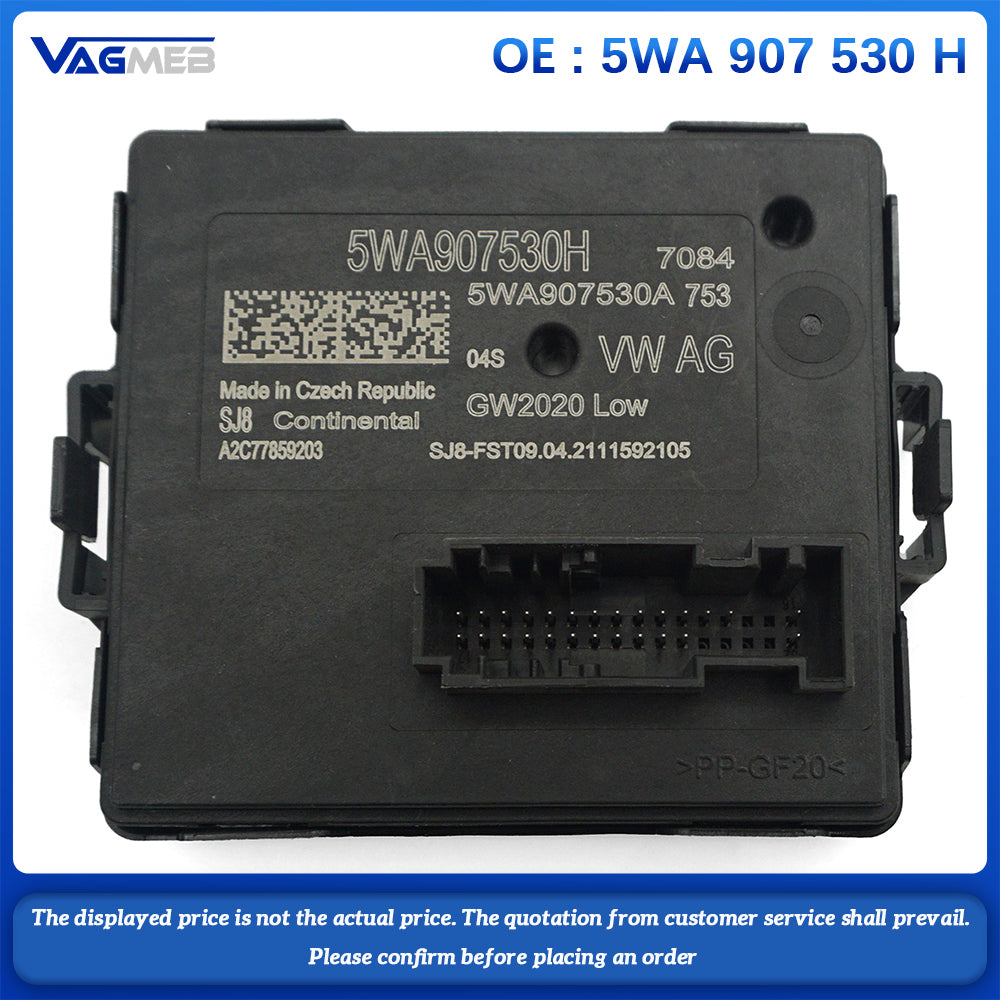 Gateway module control unit For VW Golf 8 MK8 For Audi A3 8Y For Skoda Octavia MK4 For Seat Leon 5WA 907 530 H 5WA907530H