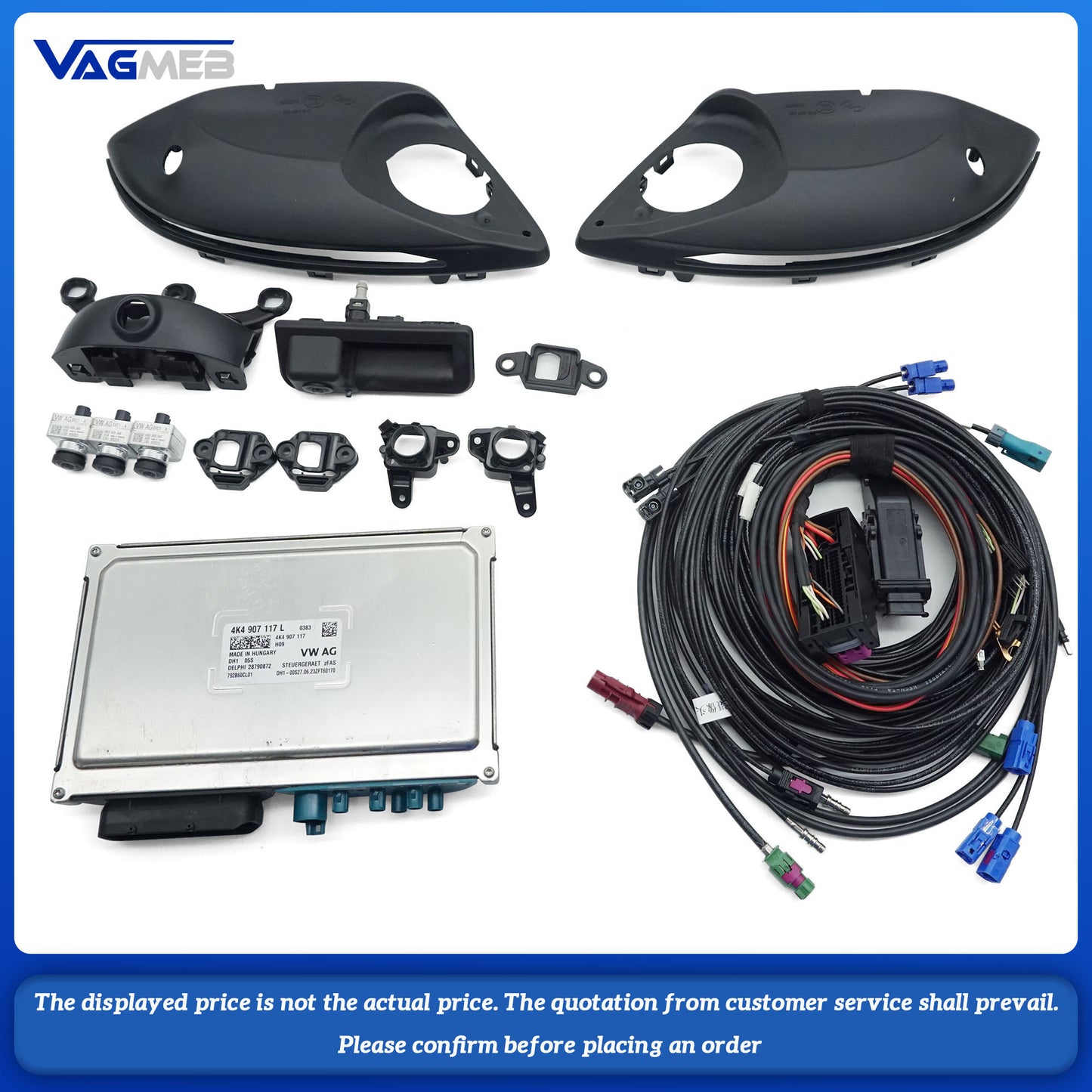 For Audi A6 BLIND SPOT LANE CHANGE SIDE ASSIST SYSTEM SET UPDATE KIT