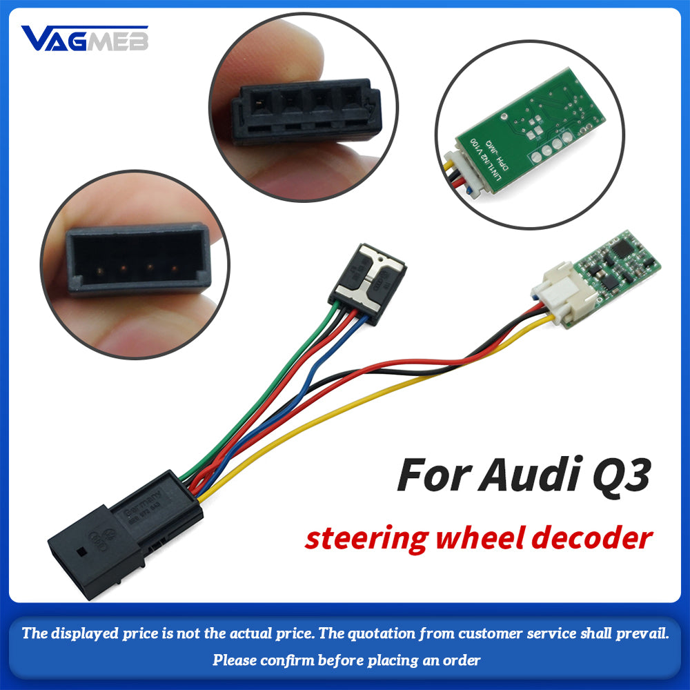 For Audi Q3 steering wheel decoder