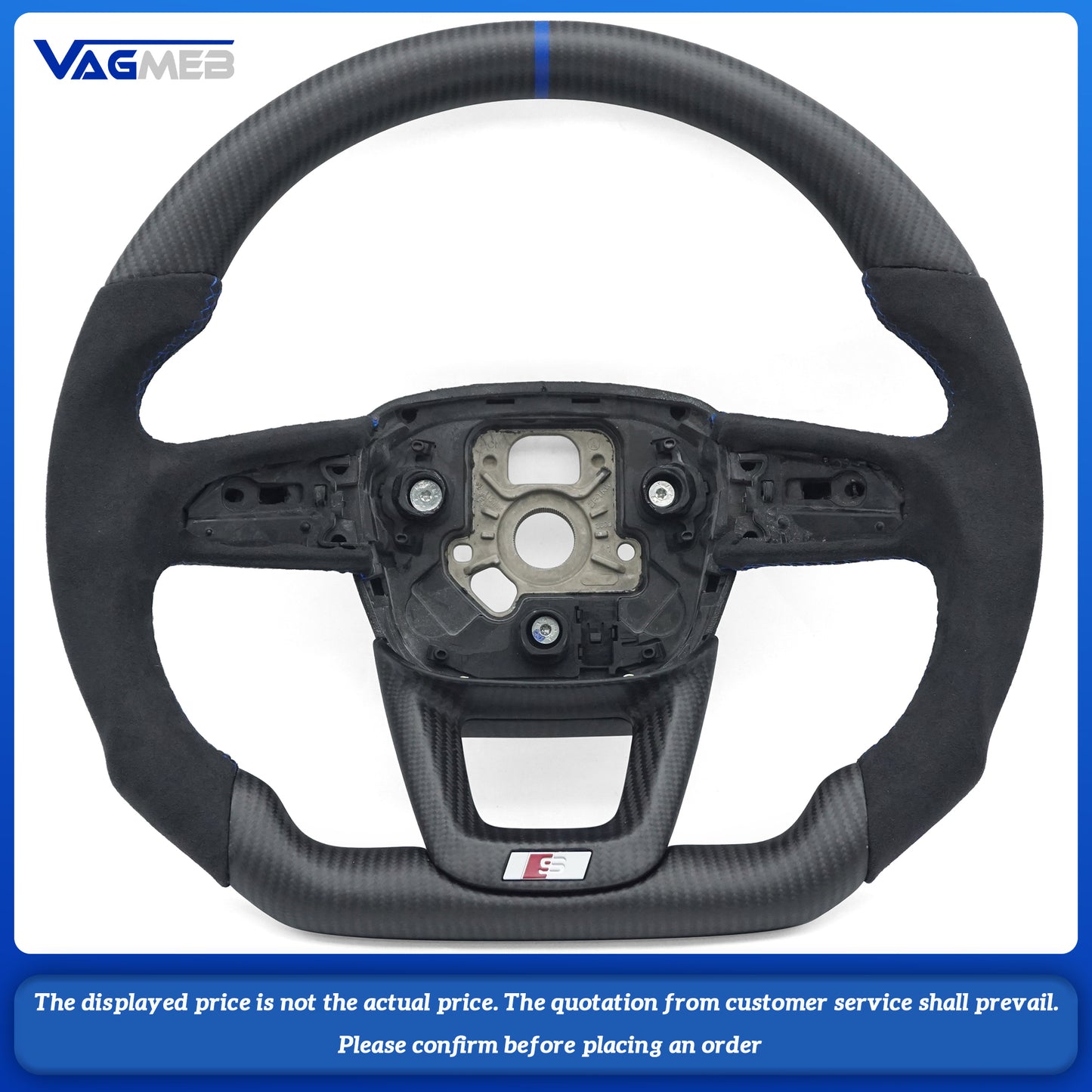 Car interior accessories carbon fiber steering wheel for Audi Q5 FY