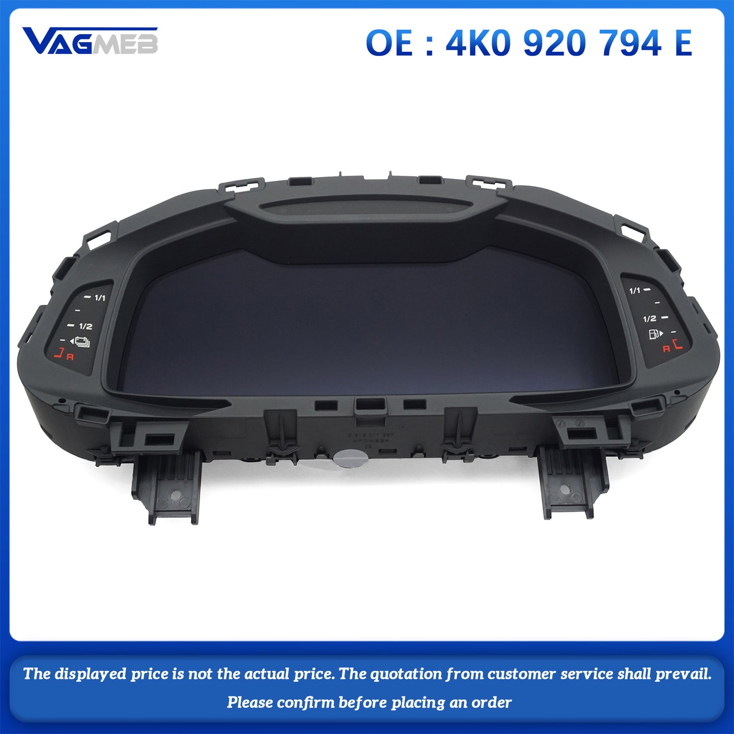 For Audi A6 C8 Virtual Cockpit LCD Instrument Panel 4K0 920 794E