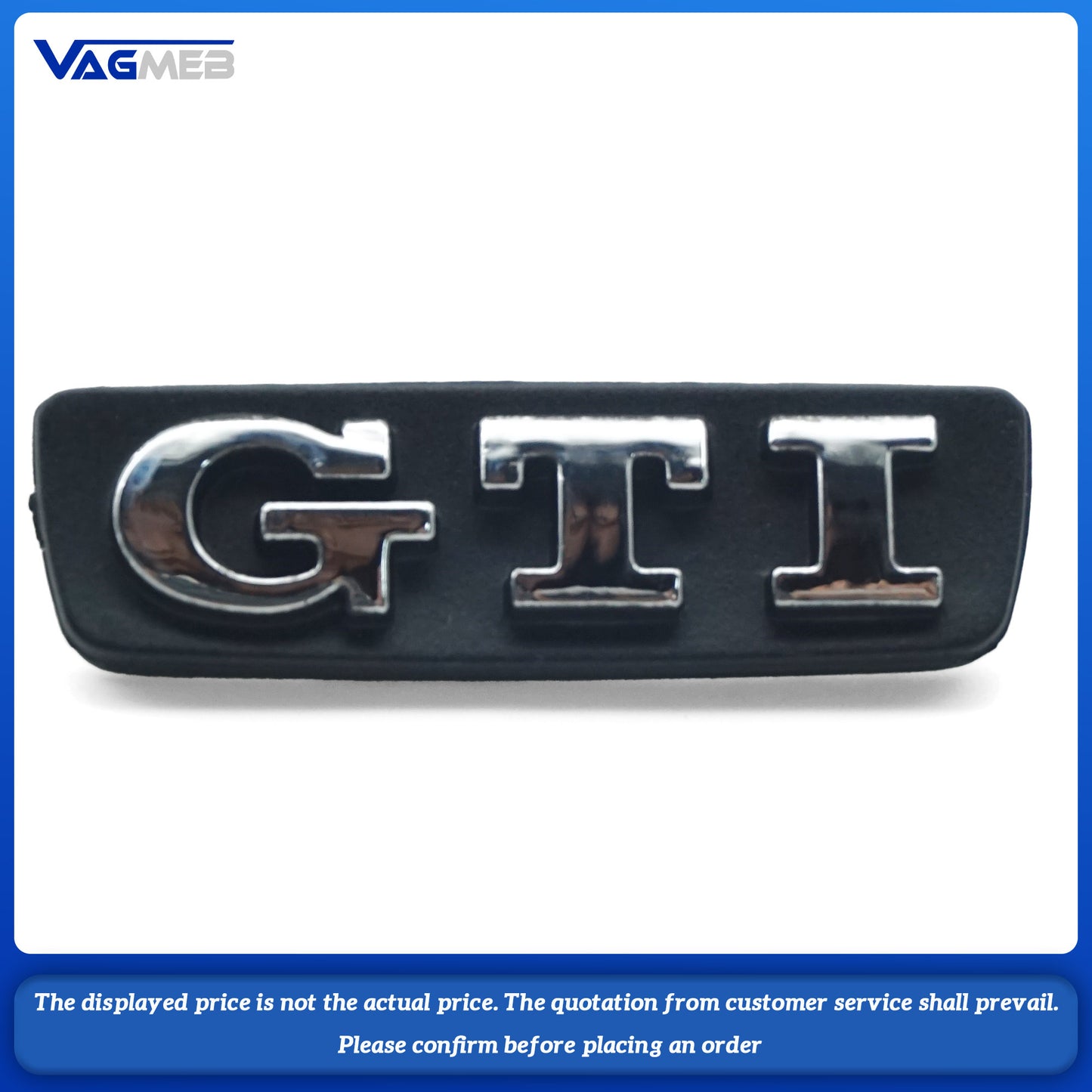 For Red GTI Logo Steering Wheel LOGO Emblem Bedge For VW Golf MK 6 7 7.5 GTI GTD GTE R Polo Steeringwheel