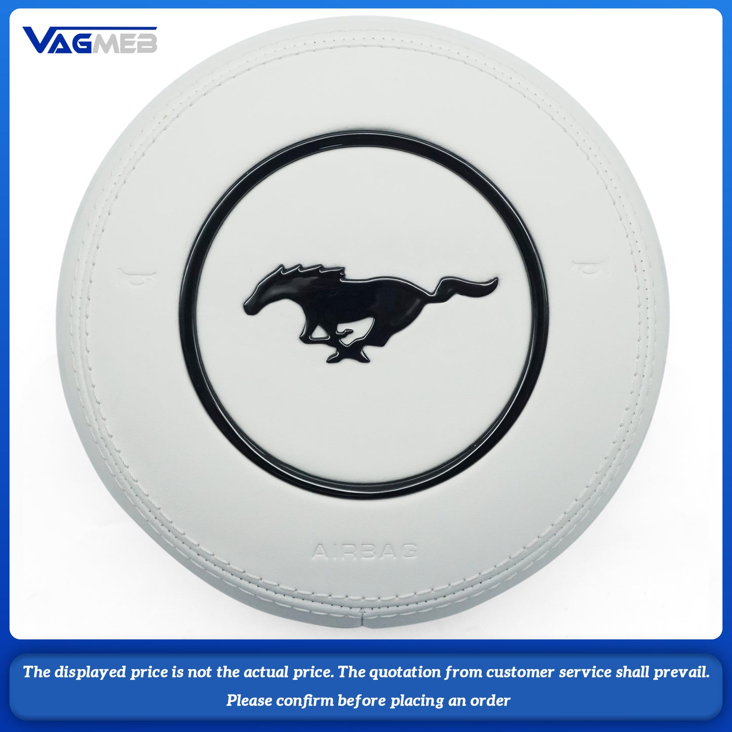 Steering wheel airbag cover multifunction steering wheel For Ford Mustang