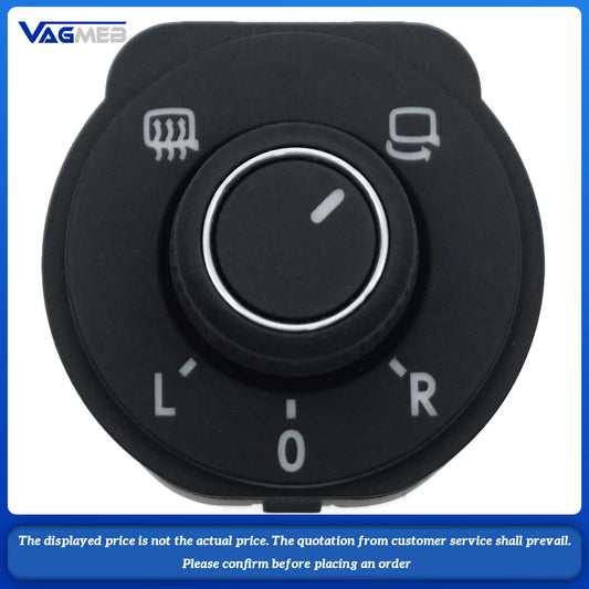 Rear View Mirror Adjuster Control Switch Folding Knob Button For VW POLO 6R 2011 2012 2016 6RD 959 565 D