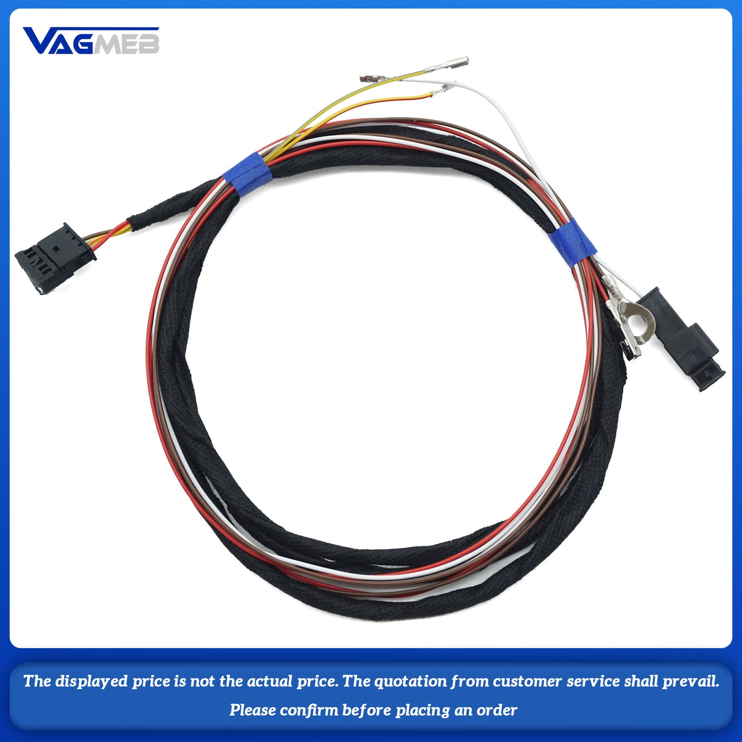 MQB wireless charger wiring harness