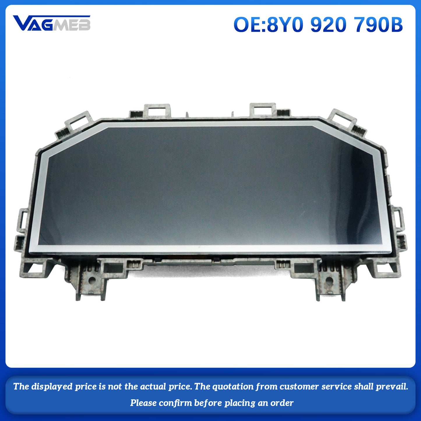 LCD instrument panel virtual cockpit for Audi A3 S3 Q6 8Y0 920 790 B