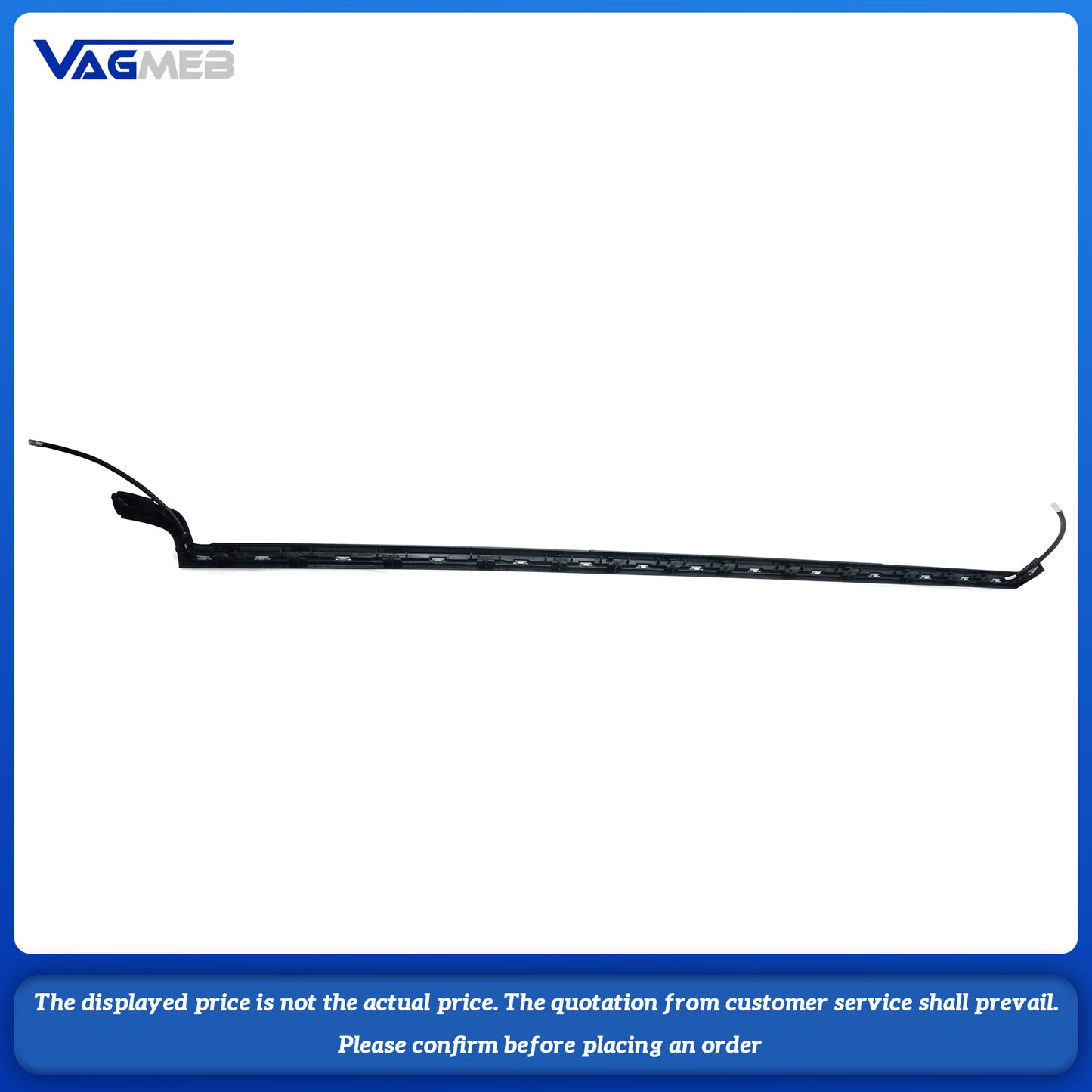 For Audi A4B9 2016 model dashboard + four-door multi-color ambient lighting matte black package