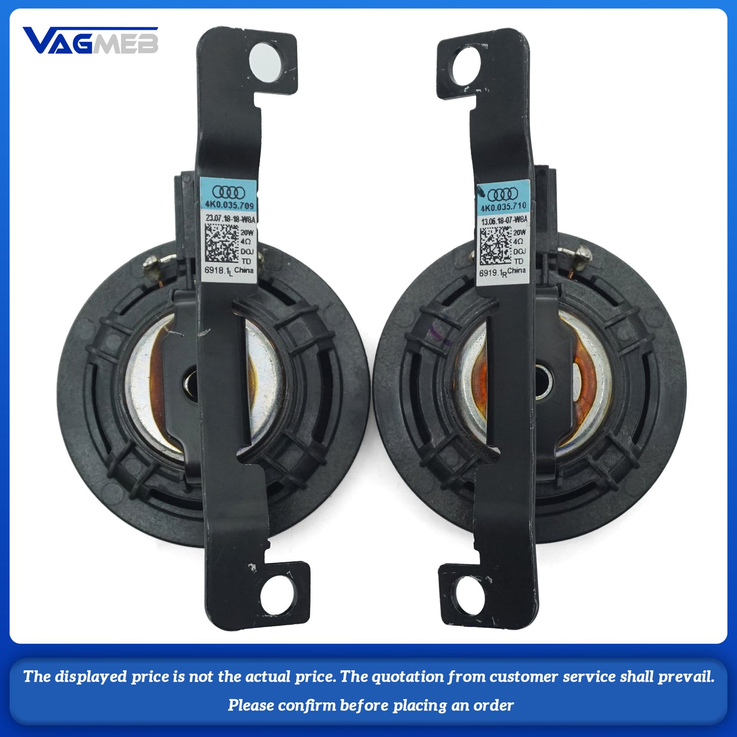 A set of audio system for Audi A6 2024