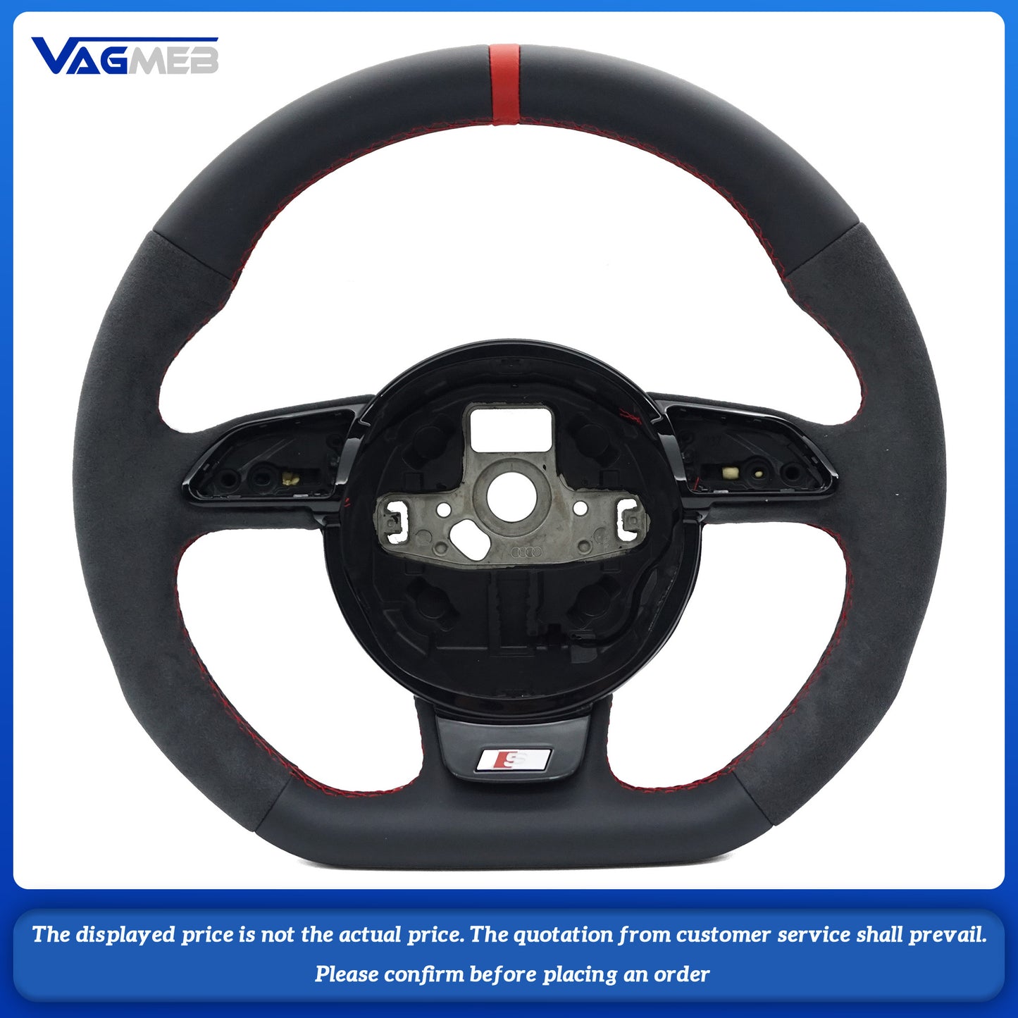 For Audi S logo A4B8 Steering wheel