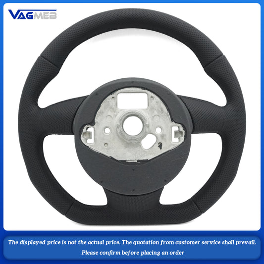 Perforated leather sports steering wheel for Audi A4 B8 A3 8V A5 Q3 Q5 Q7 steering wheel
