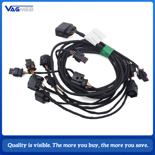 Front Bumper PDC Parking Sensor Wiring Harness With Adaptive Cruise ACC 4H0971095AP For Audi A8 D4 2015‑2018
