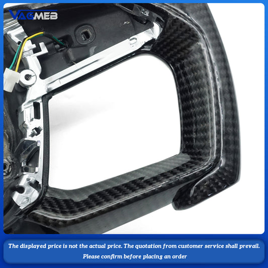 For Audi A8 Four spoke carbon fiber steering wheel with shift paddles
