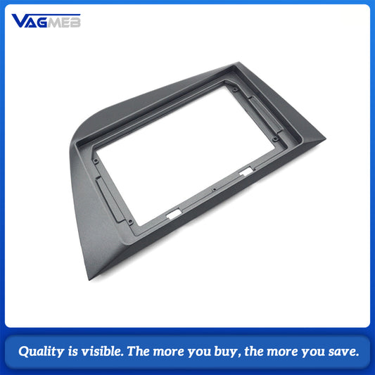 LHD Car Radio Fascia for SEAT Leon MK2 2005-2012 2 Din 9 inch Dashboard Panel Frame