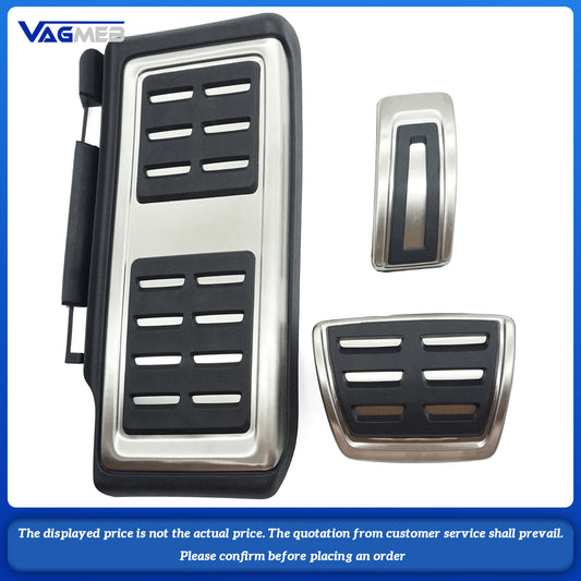 Stainless Steel Pedal Cover For VW Golf MK7 MK8 GTi MK7 Polo Passat B8 Audi A3 Q2L Q3