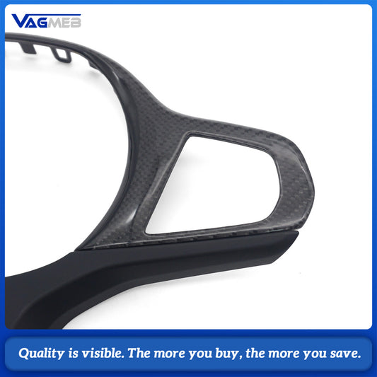 Suitable for carbon fiber steering wheel covers of BMW G20 G22 G26 G30 G32 G01G08 G42 F44 G80 G82 F90 M5 F95 G11 G12 G14 G15 G16