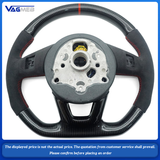 For Audi RS logo A4B9Steering Wheel Flat Bottom Steering Wheel Campaign Assembly