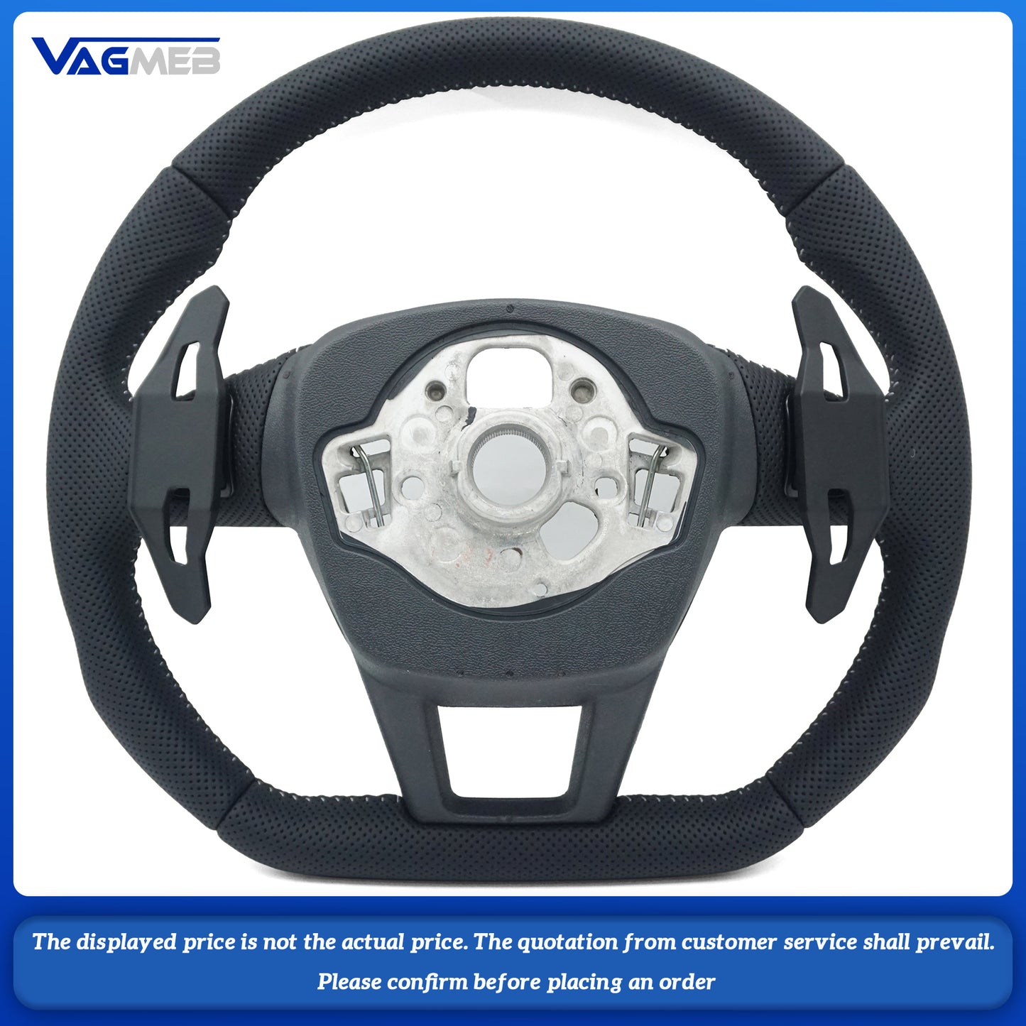 multifunctional flat bottomed sports steering wheel For Audi A6 C8