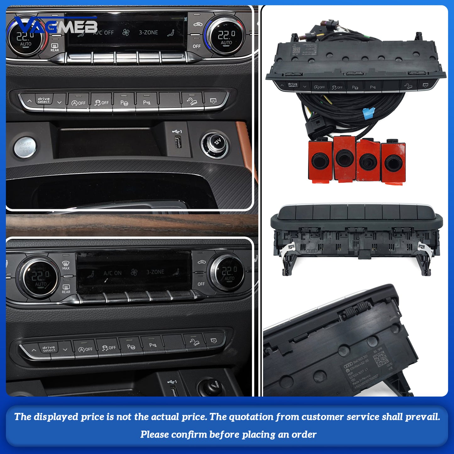 For Audi Q5 2023 Park Assist System Kit PLA Auto Parking OPS 8K UPDATE 12K
