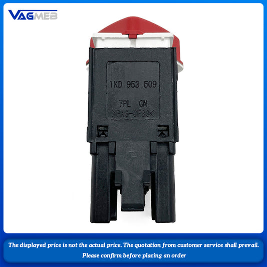 Emergency Alarm Switch Double Flash Switch For Golf Gti Jetta MK5 2006-2011 1KD 953 509