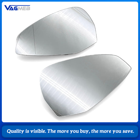 For Audi A4B9 Folded rearview mirror wide-angle lens