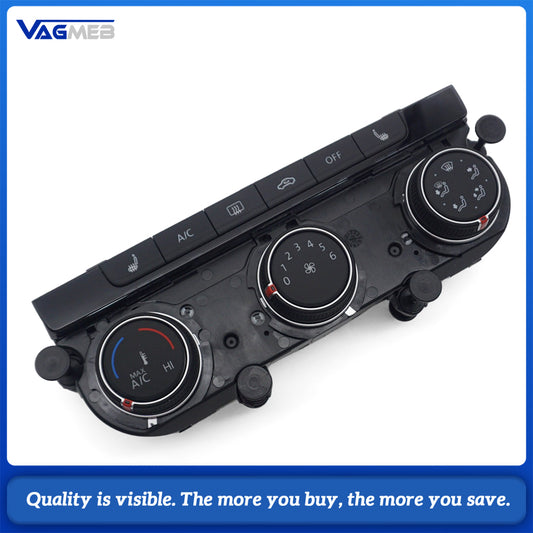 For VW MQB Golf 7 Jetta Tiguan Passat B8 TRoc Manual Air Conditioning Panel Controller with seat heating 2GD 907 426 A/E