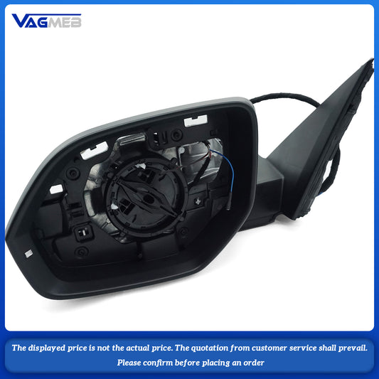 For the 2017 VW Atlas electrically folding rearview mirror half assembly