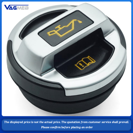 For Audi A1 A2 A3 A4 A5 A6 A8 R8 Q7 TT Seat Alhambra Altea Arosa Chrome-plated oil cap