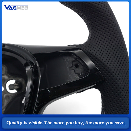 Semi Perforated Sports Steering Wheel,For VW GOLF 7 MK7 Transporter T6
