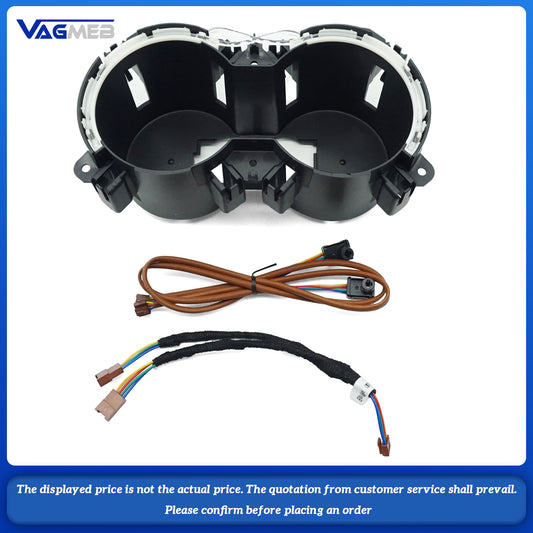 For Audi A4B9 2016 model dashboard + four-door multi-color ambient lighting matte black package