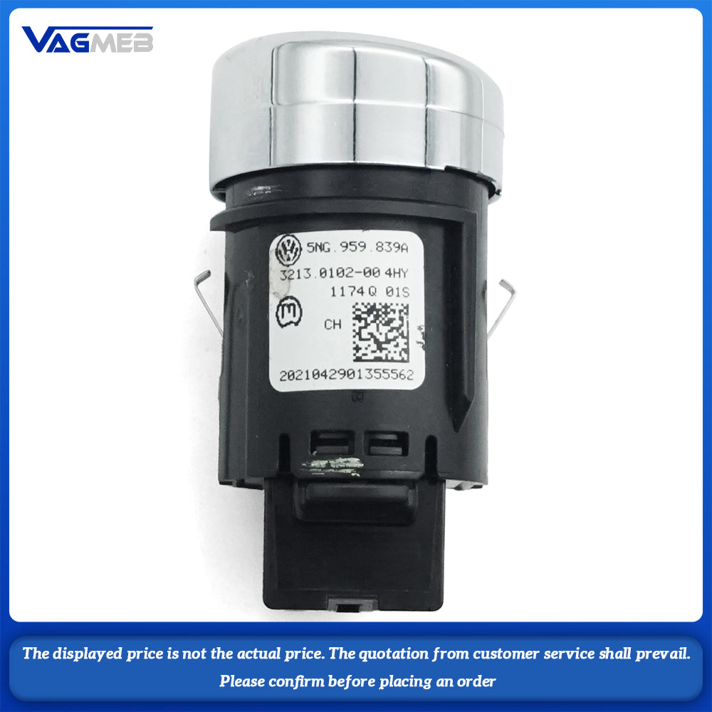 Original Engine Start Stop Button Switch One Key Start Up One-Button Start For VW Tiguan MK2 5NG 959 839 A 2017---2021