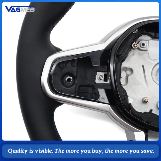 Upgraded Leather Car Steering Wheel For BMW 5 3 4 Series G02 G05 G01 G20 G82 G80 G22 G26 G30 G32 G87 F90 F95 Car Accessories