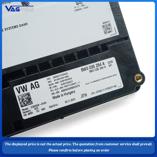 For Audi Q5 Q7 Q8 A6 A7 Communication Module Computer Emergency Call Module Unit Control Unit 8W0 035 284 A