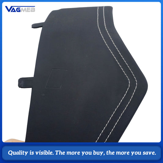 For Audi A6 C8 RS6 C8 custom leather Alcantara gray stitch Dashboard cover plate with S RS emblem