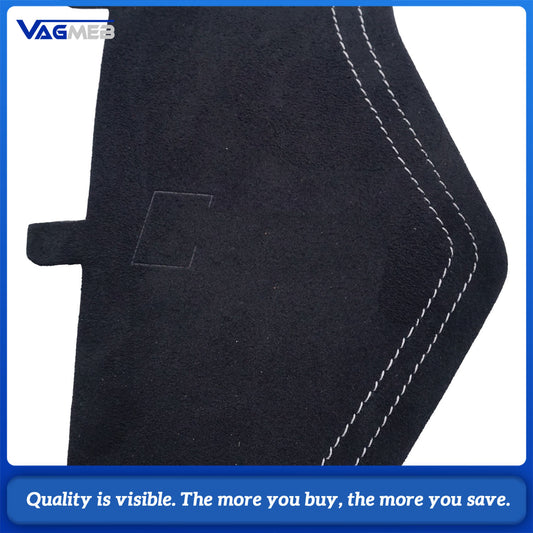 For Audi A6 C8 RS6 C8 Suede Grey Stitching Dashboard cover plate with S/RS emblem