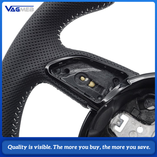 For Audi S RS SLINE logo A4 B8 steering wheel stitching color can be customized